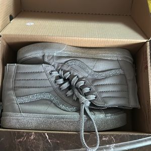 Vans size 3. Grey/Glitter